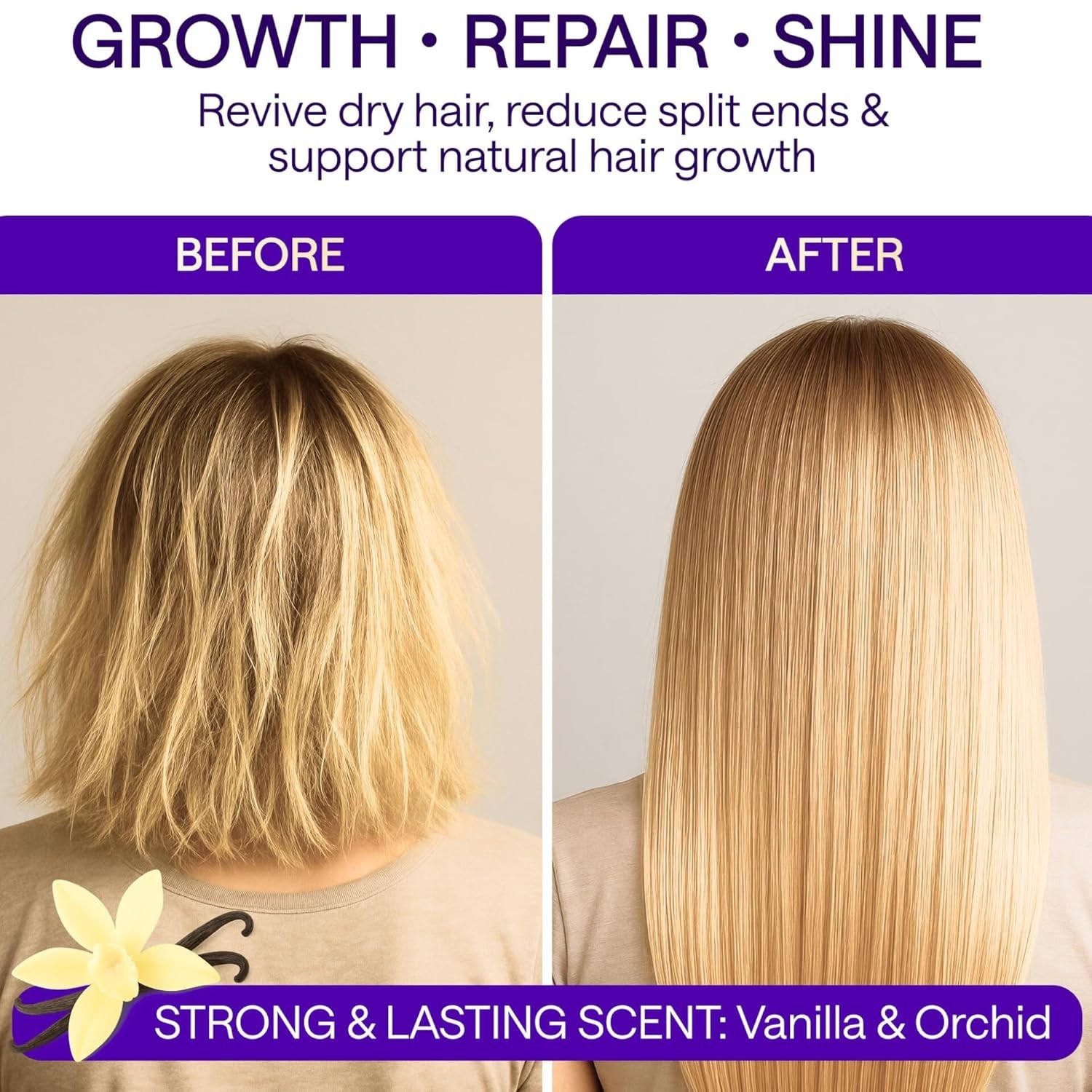 Keratin Hair Mask Deep Conditioning Repair Treatment Biotin for Damaged Hair
