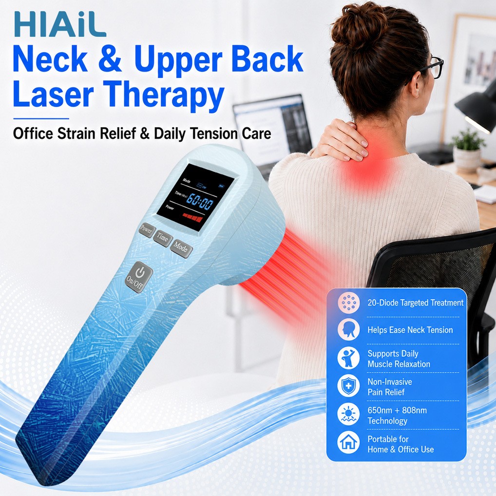 Handheld 650nm 808nm Cold Laser Light Therapy Device for Joints & Muscles Pain