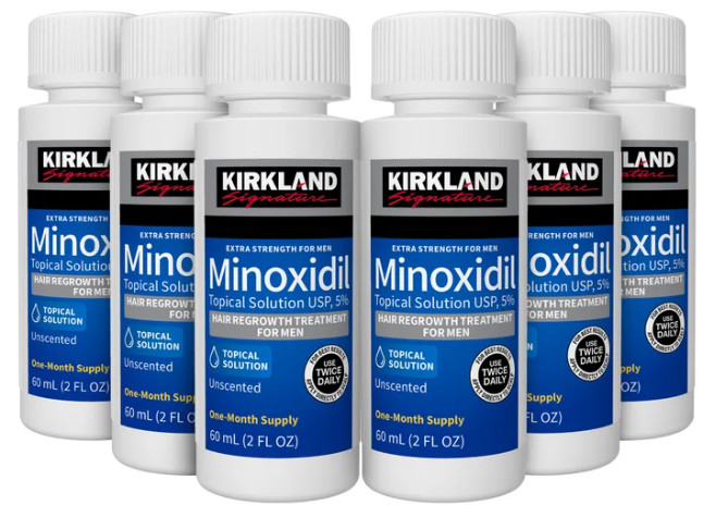 Kirkland Signature Minoxidil 5% Hair Regrowth Treatment for Men 12 Month Supply