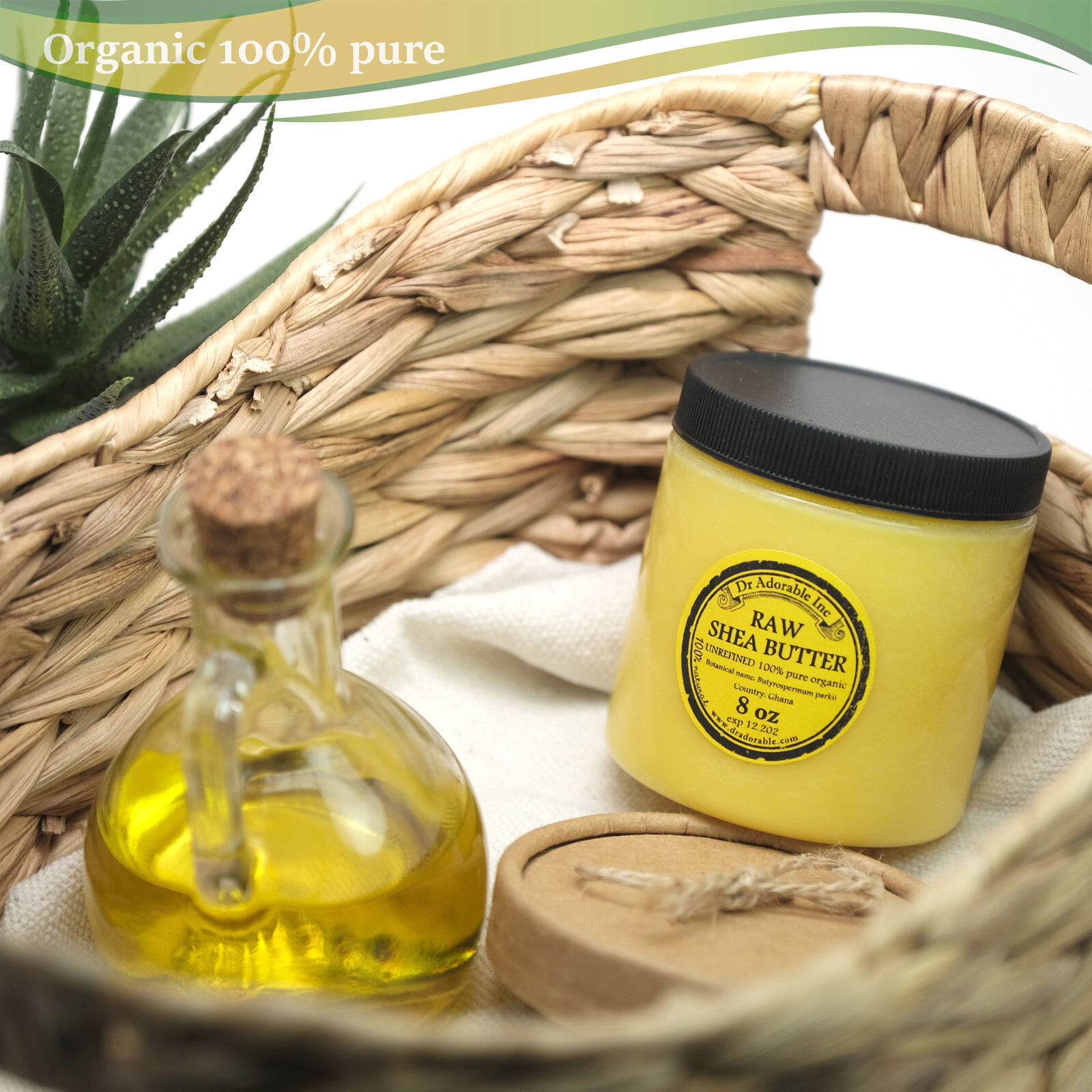 PURE RAW VIRGIN UNREFINED ORGANIC SHEA BUTTER FROM GHANA 2,4,8 oz 1 LB, 3, 6 LB