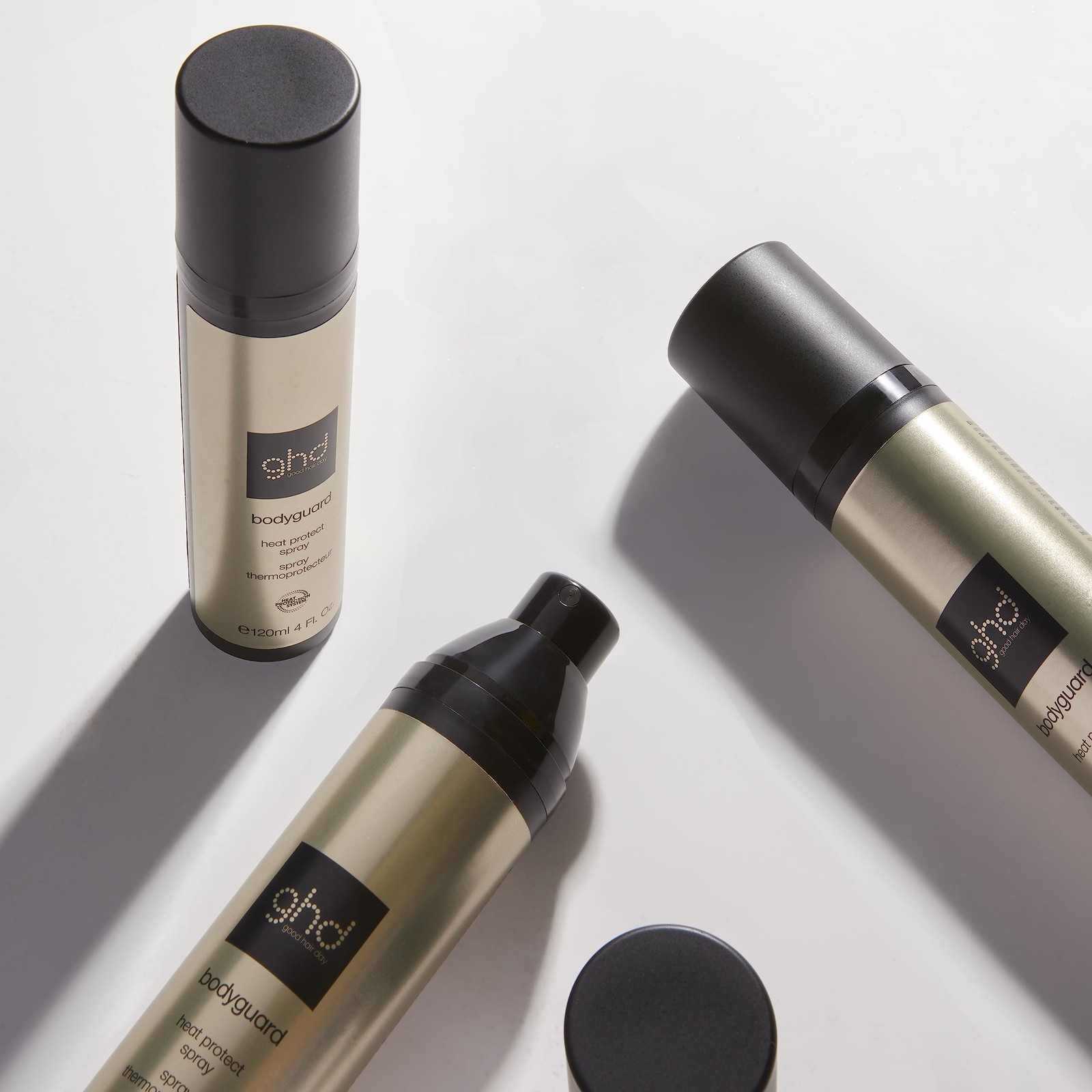 ghd Bodyguard Heat Protectant Spray – Lightweight 4 Fl Oz (Pack of 1), Gold