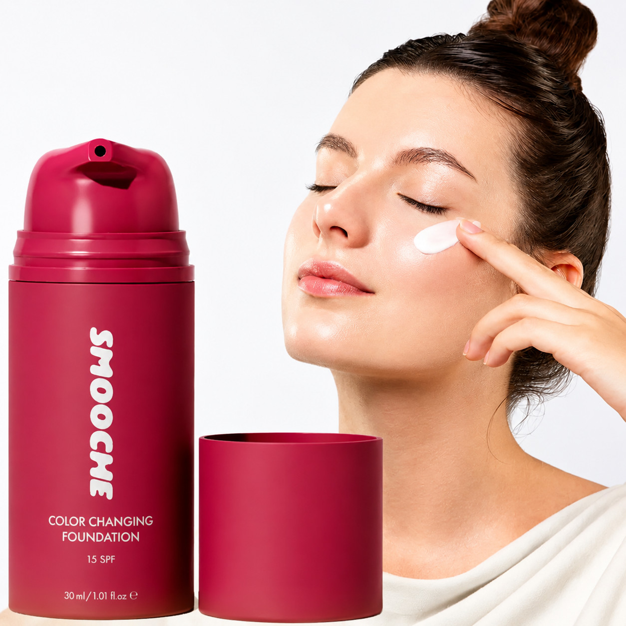 Smooche Foundation Korean, Smooche Color Changing Foundation, For All Skin Types