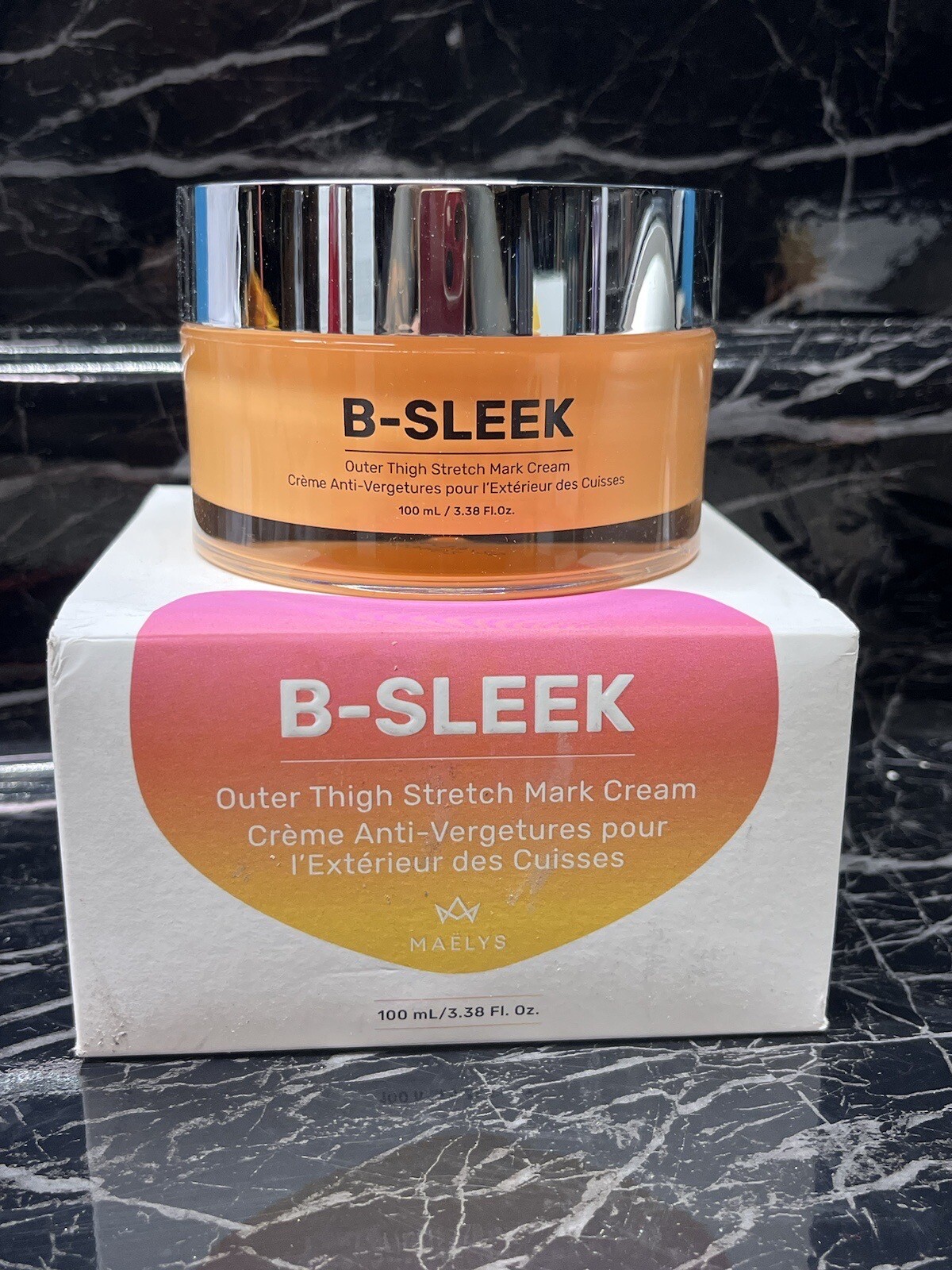 MAELYS B-Sleek outer thigh stretch mark cream 3.38 oz New In Box 🔥Sale 🔥