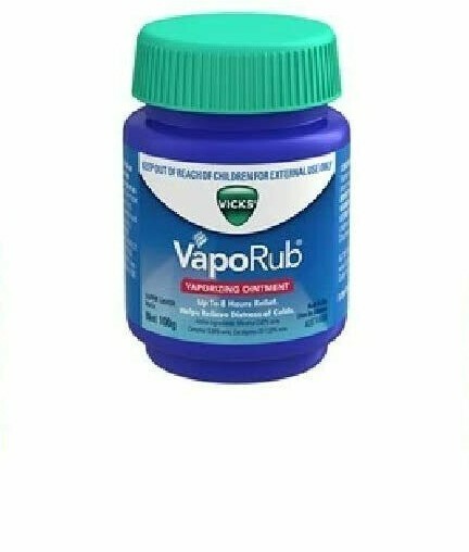 2 Vicks VapoRub Chest Rub Ointment, Relief from Cough Cold, Aches, & Pains (25g)