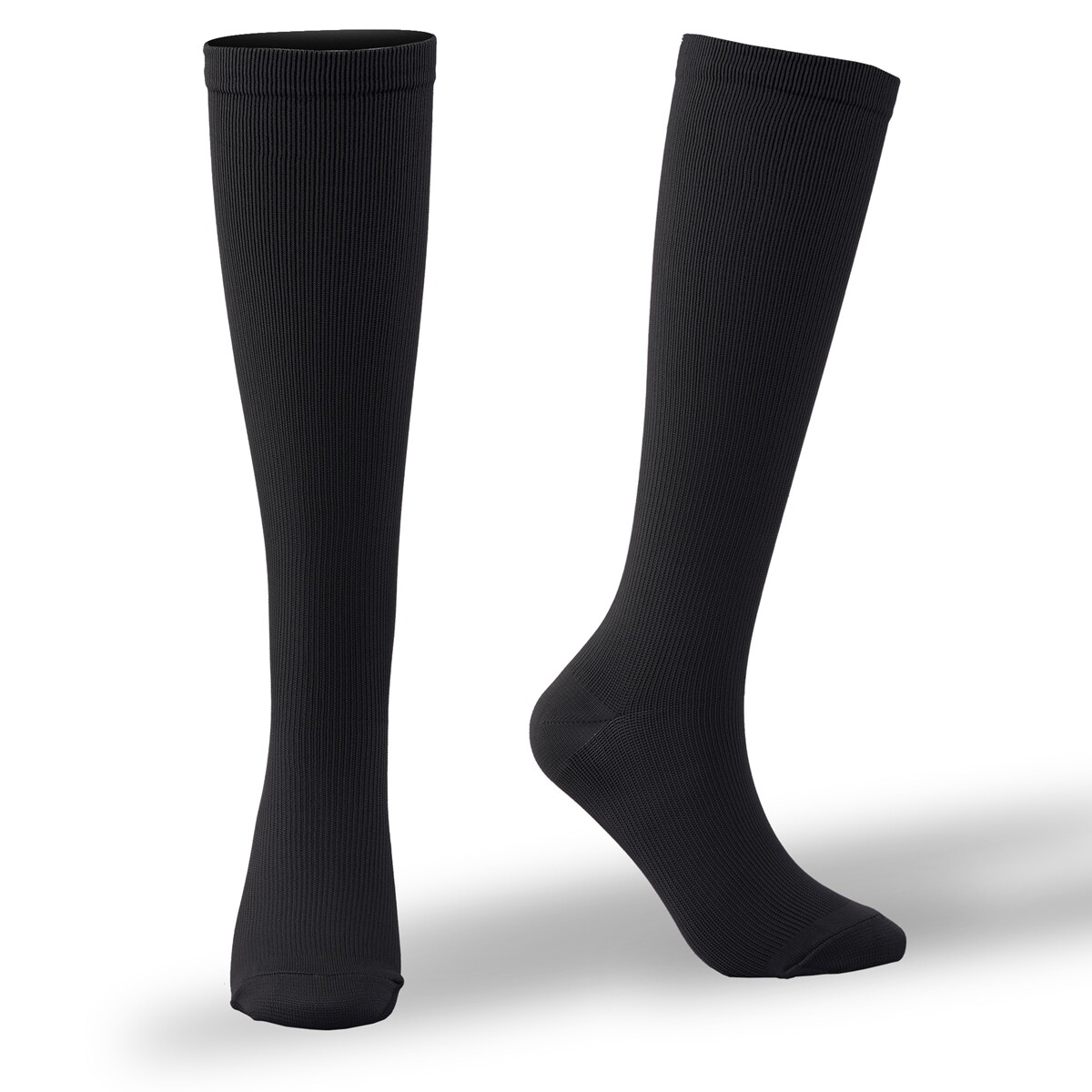 S M L XL 2XL 3XL 4XL Wide Calf Plus Size Compression Socks Women Men 15-20mmHg