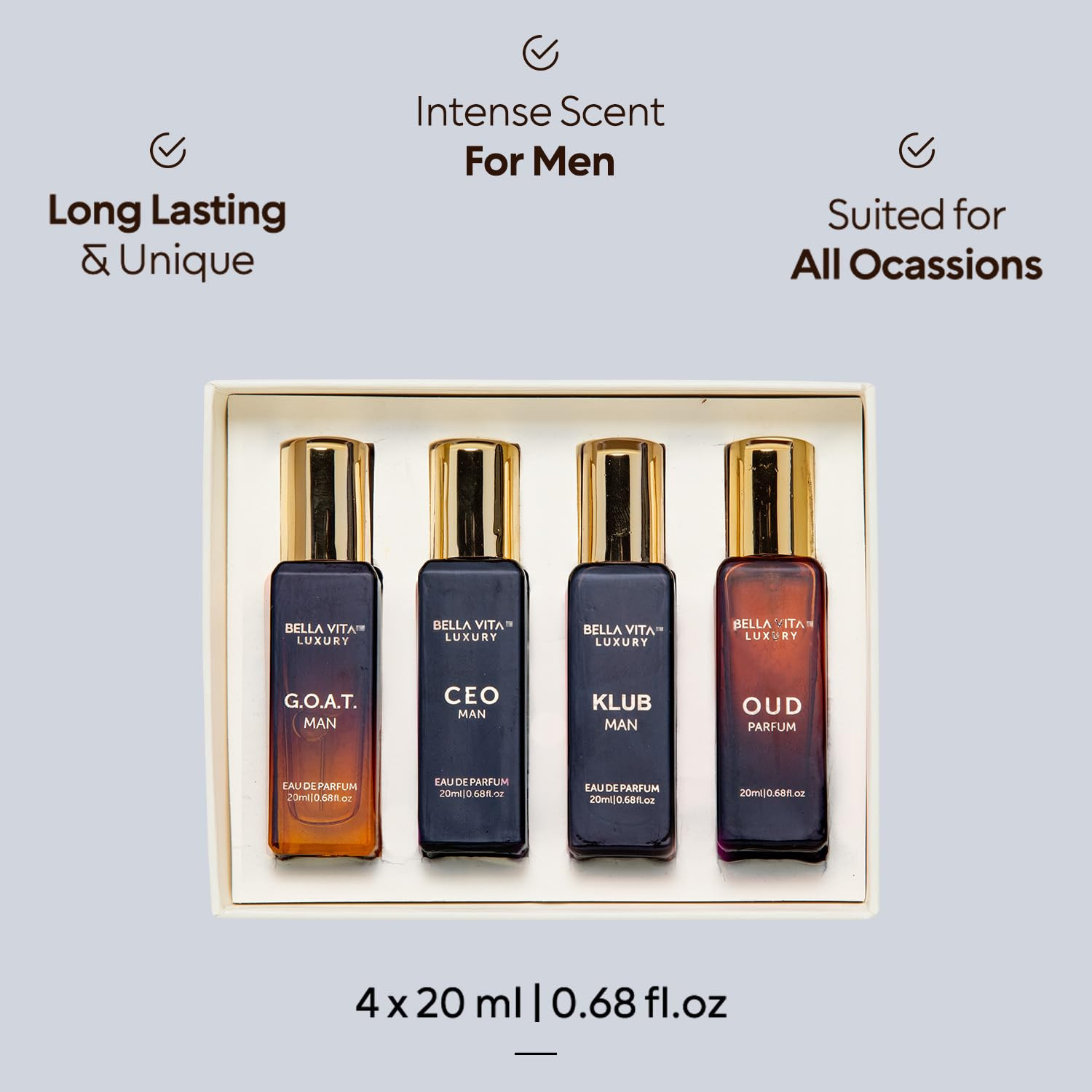 Bellavita Luxury CEO Man & Mens Gift Set Perfume Cologne for Men Combo| Long-Las