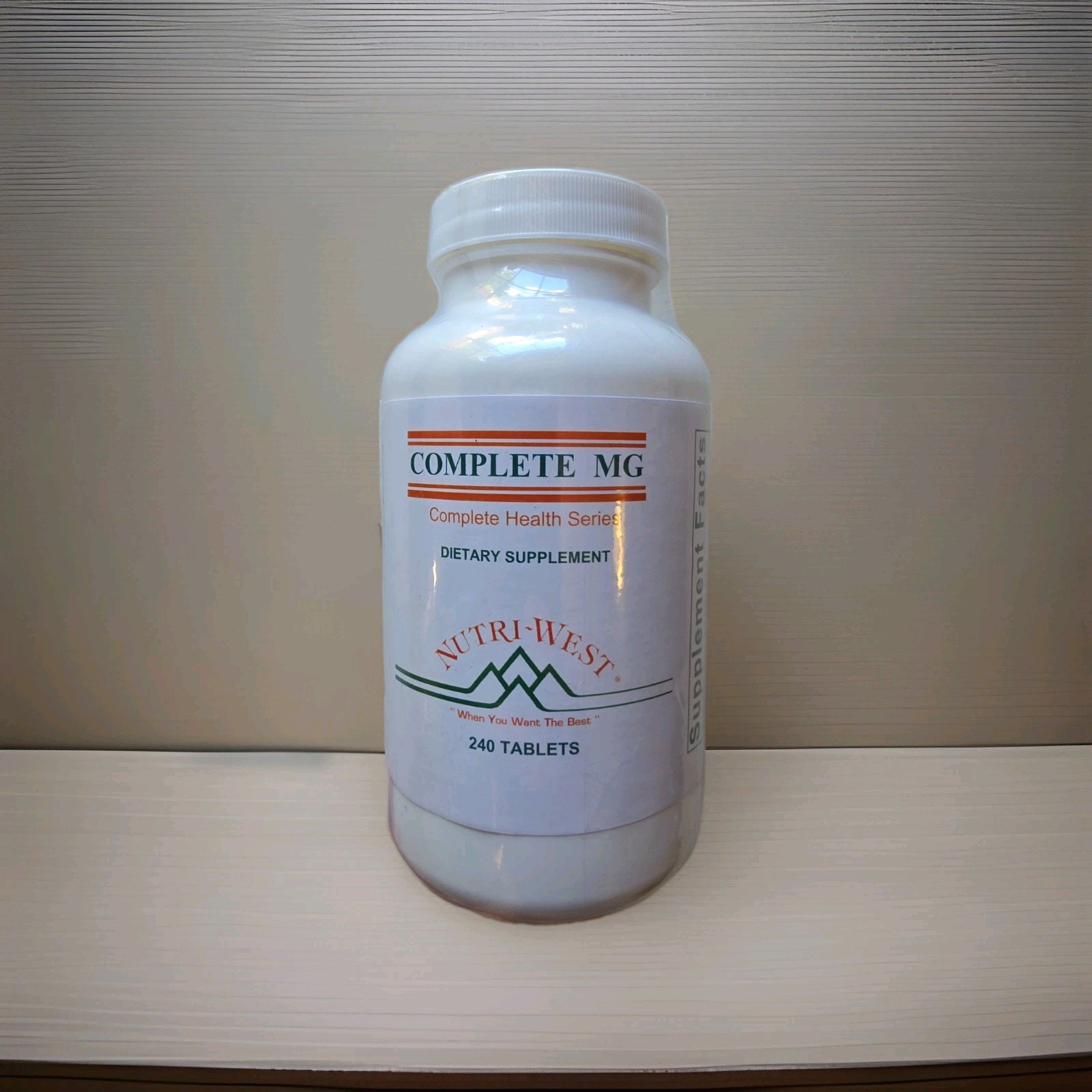 Nutri-West • COMPLETE MG • Dietary Supplement • 240 Tablets • SEALED