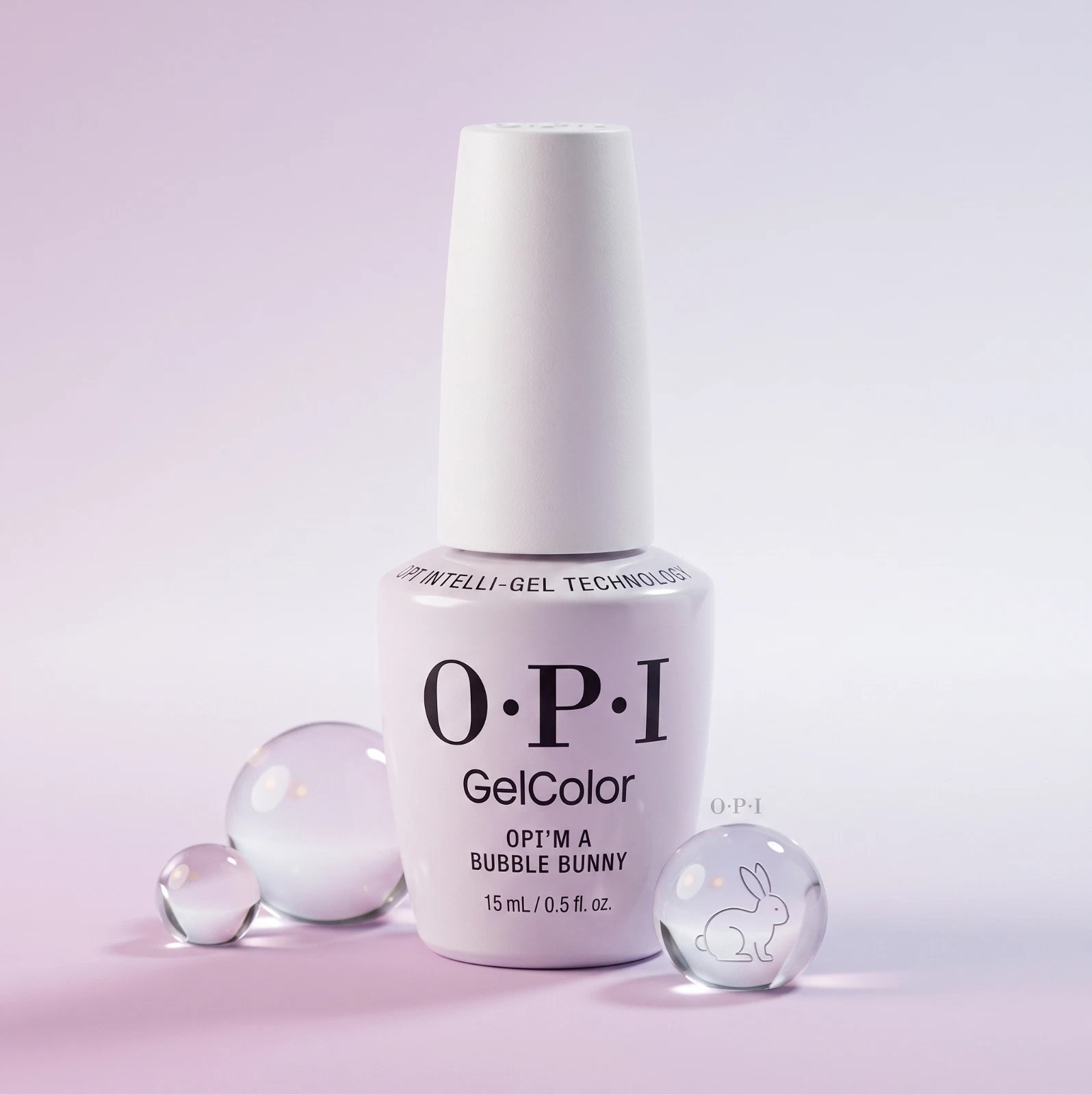OPI Gel + Nail Lacquer S061 OPI’m a Bubble Bunny 0.5 oz