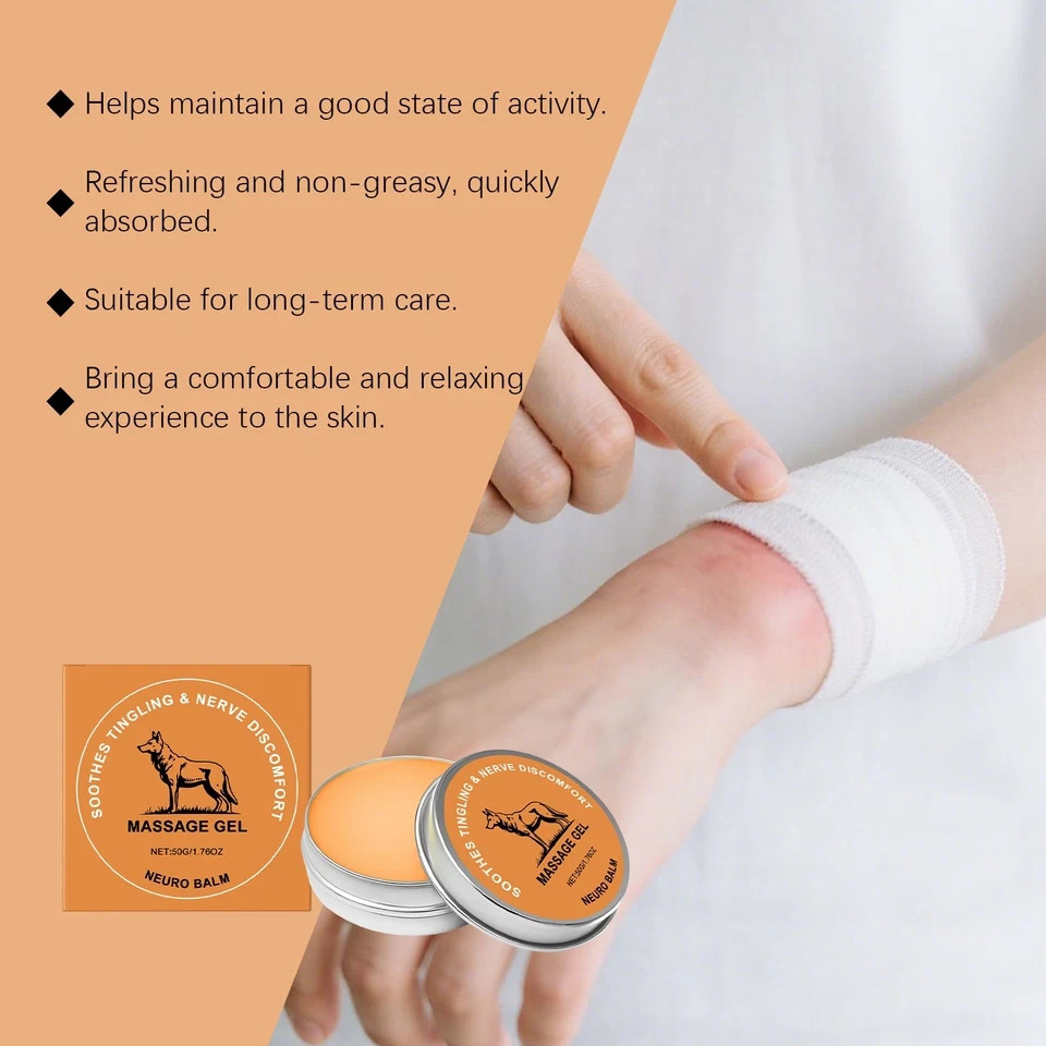 Therawolf Neuro Balm, Joint Care Soothing Cream, Herbal Cooling Soothing Cream