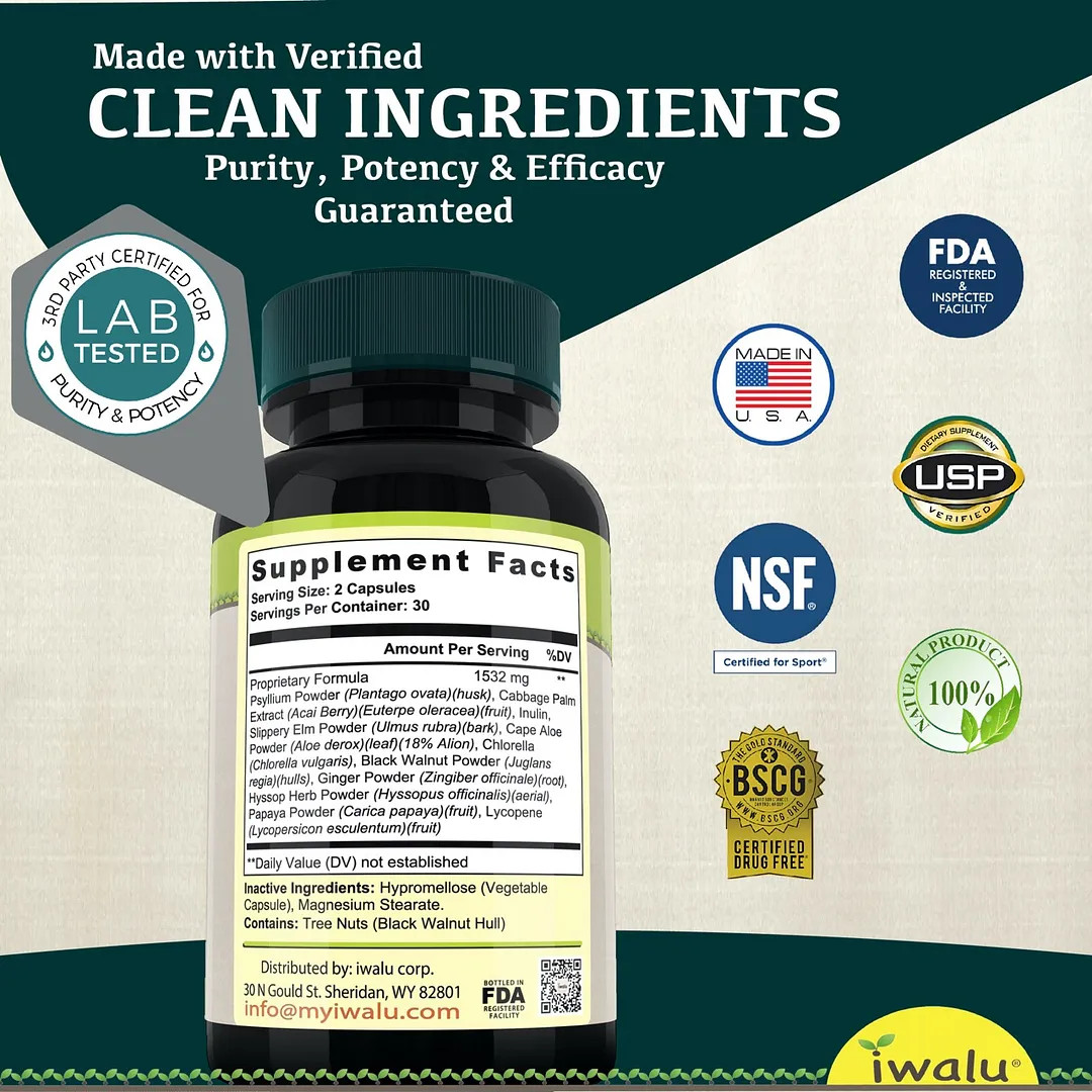 14 Day Cleanse | Best Supplement Capsule Pill Men Women FREE SHIP