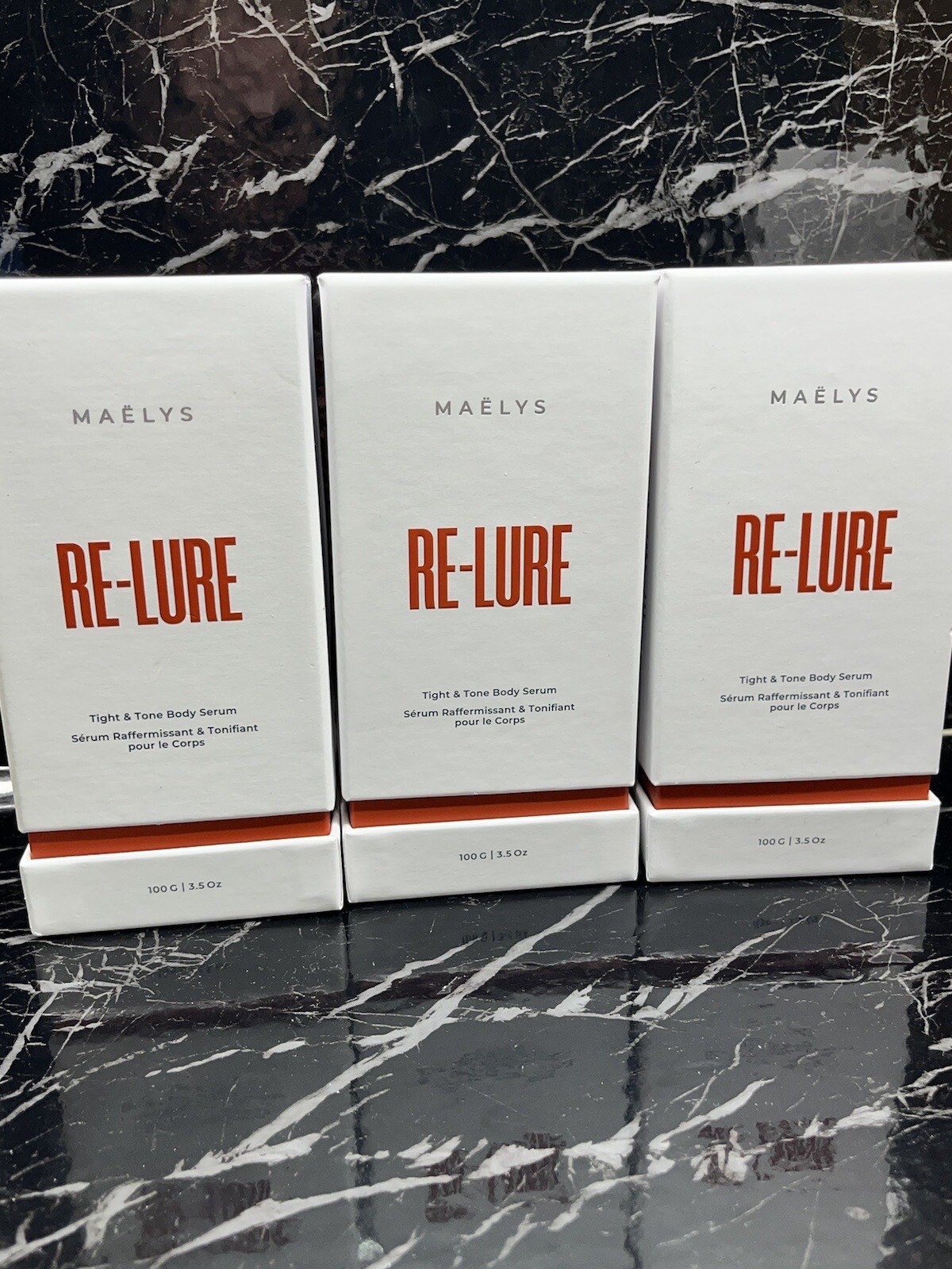 3x Maelys Re-Lure Tight & Tone Body Serum 3.5oz NEW SALE