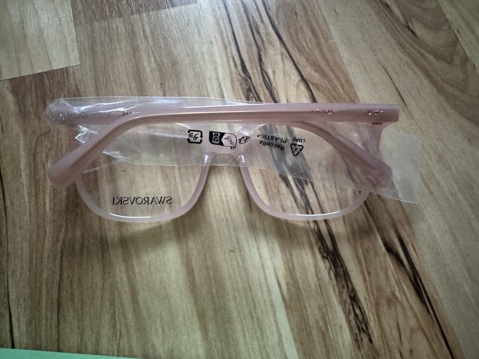 Swarovski SK2033 Women’s Eyeglasses Frames Demo Lens (Milky Pink) – New
