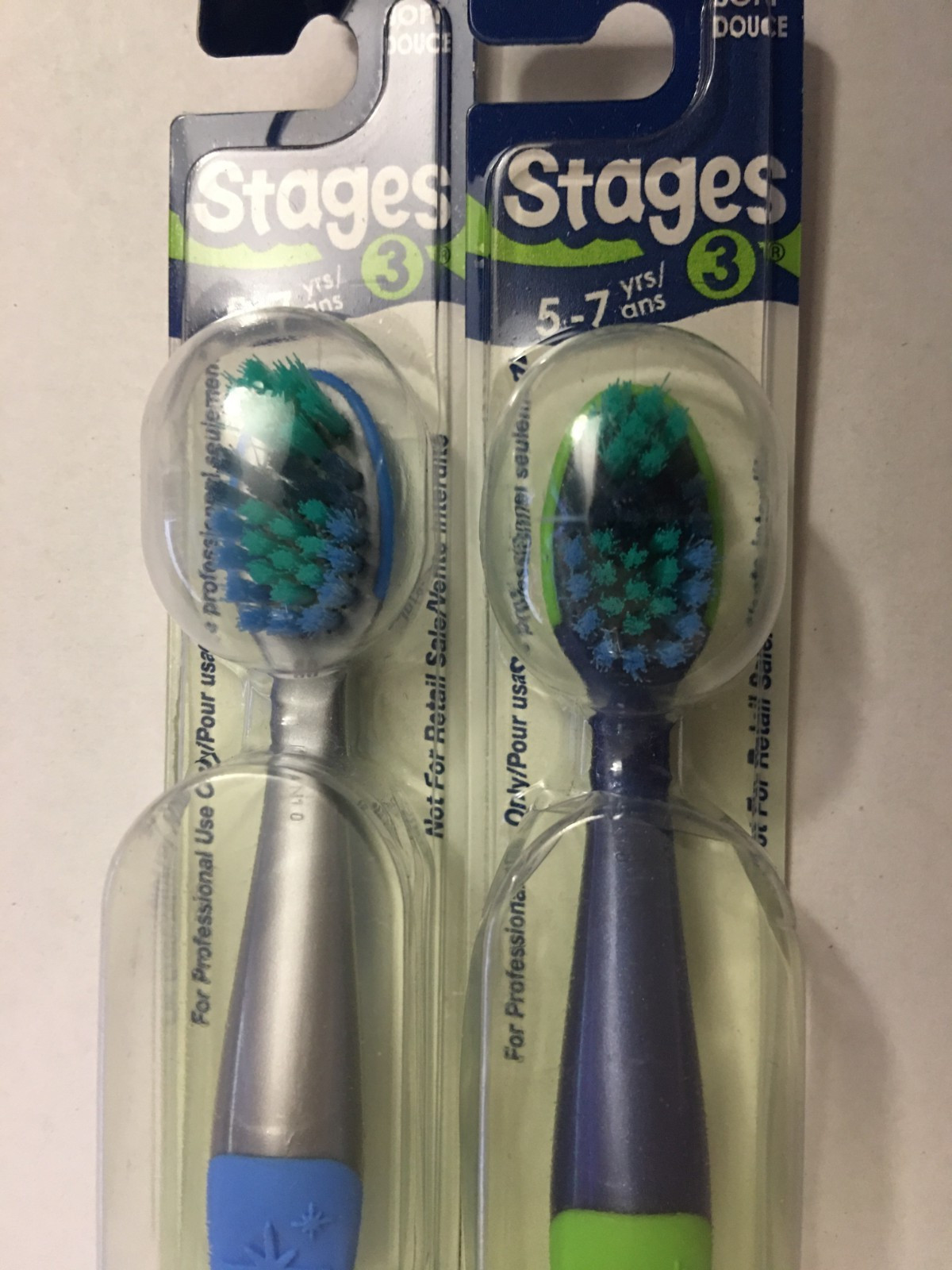 2X Oral-B Toothbrush Stages 3 Soft Cars Kids 5-7 Years Cars Mcqueen