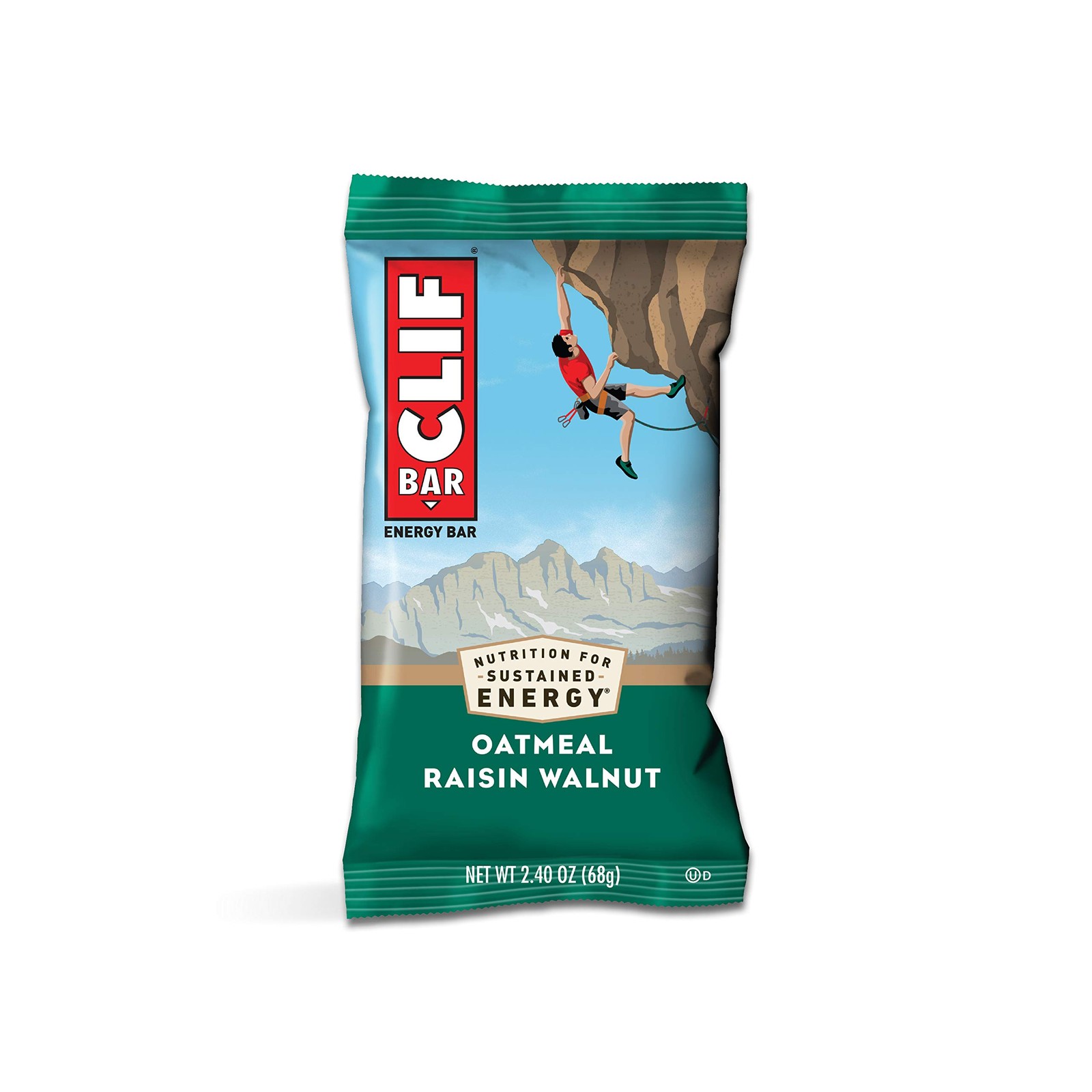 Clif Bar Energy Bar Oatmeal Raisin Walnut – 12 – 2.4 Oz 68 G Bars 28.8 Oz 816 G