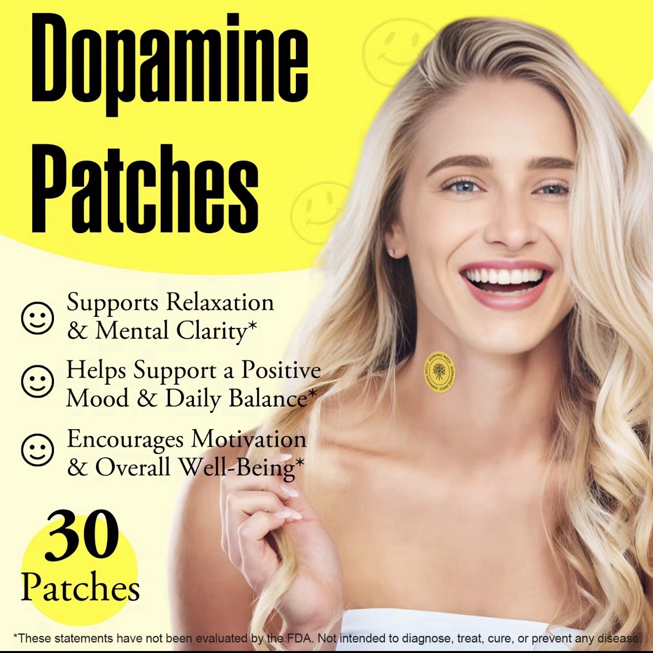 DOPAMINE PATCHES extra strength 3PACK 30patches each pack 90 patches total