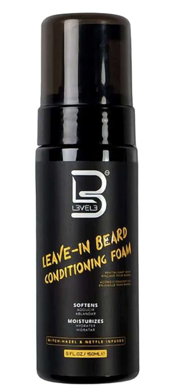 L3VEL3 Leave in Beard Conditioner Foam 5 fl oz / 150 ml