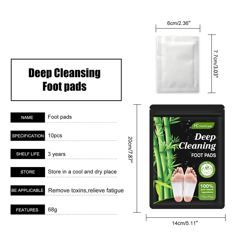 300PCS Detox Foot Patches Pads Body Toxins Feet Slimming Deep Cleansing Herbal