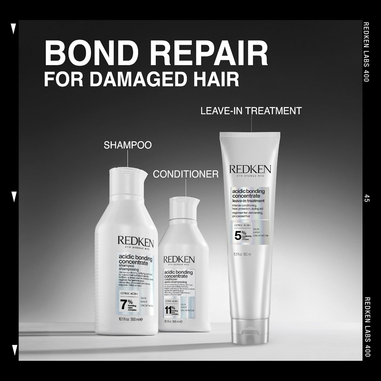 Redken Leave in Conditioner Damaged Hair Repair Acidic Bonding Concentrate NEW