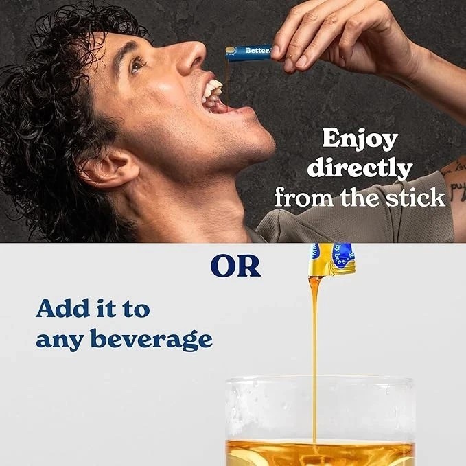 Better Alt KSM-66 Ashwagandha Honey Sticks Organic Multiflora for Relaxation.