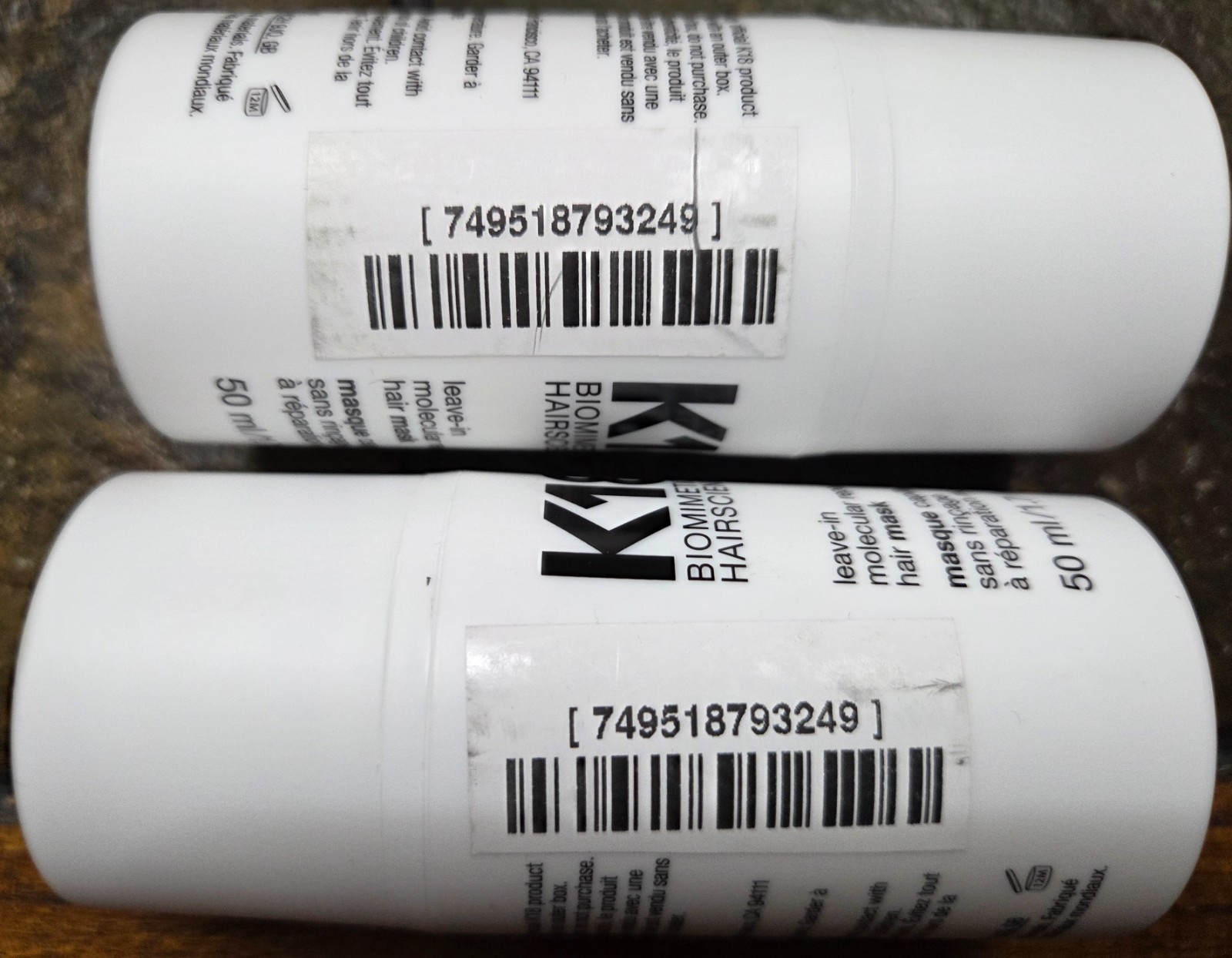 Set of 2: K18 Leave-In Molecular Repair Hair Mask – 1.7 fl oz, New