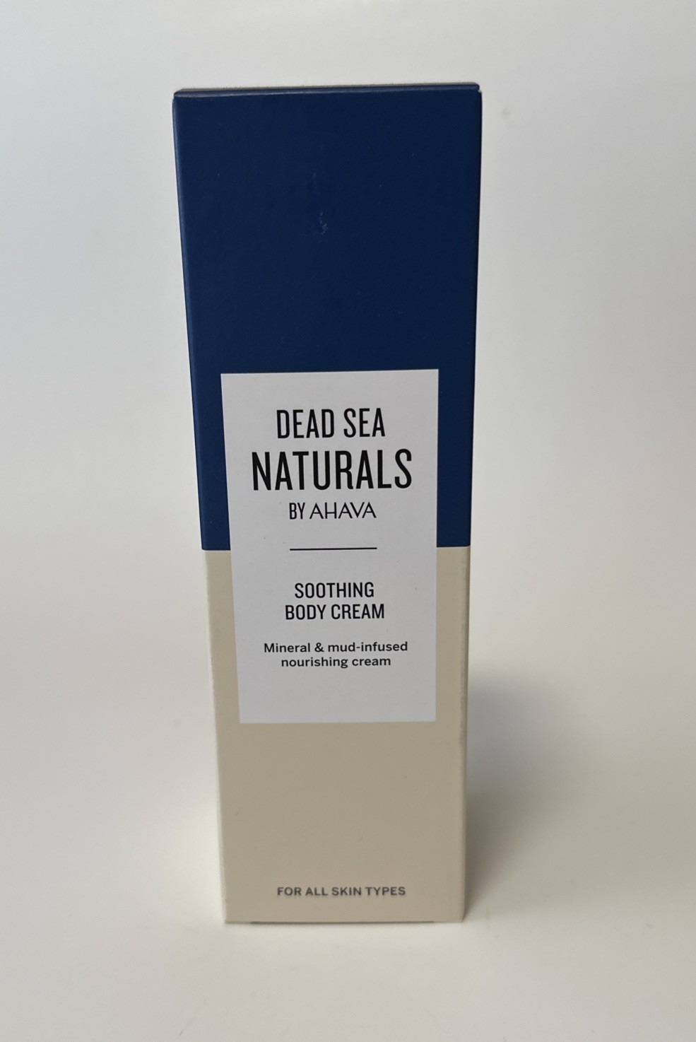 New Dead Sea Naturals by Ahava Soothing Body Cream Made In Israel Mineral 6.8 OZ