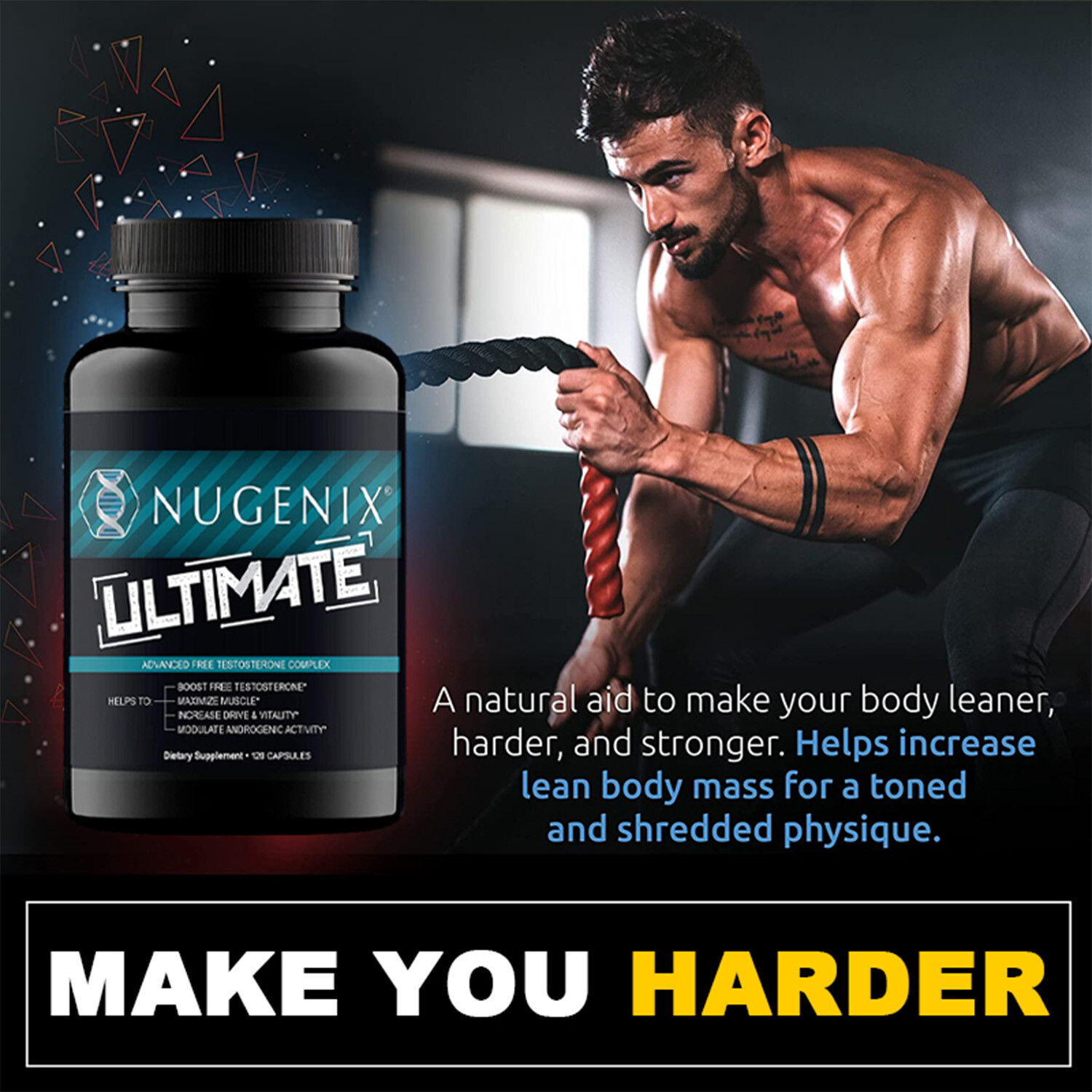 NUGENIX ULTIMATE – Testosterone Booster, Improve Muscle Strength & Growth