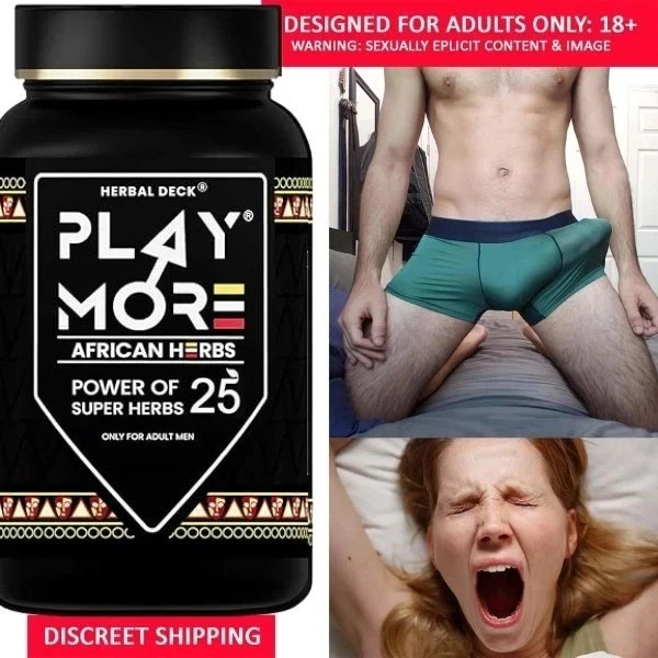 African Herbal Play More Powder Mens Energy Vitality and Health Support