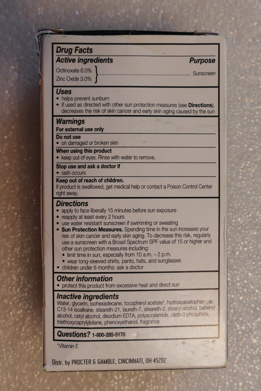 Olay Age Defying Anti-Wrinkle Day Face Lotion with Sunscreen SPF 15, 3.4 fl oz
