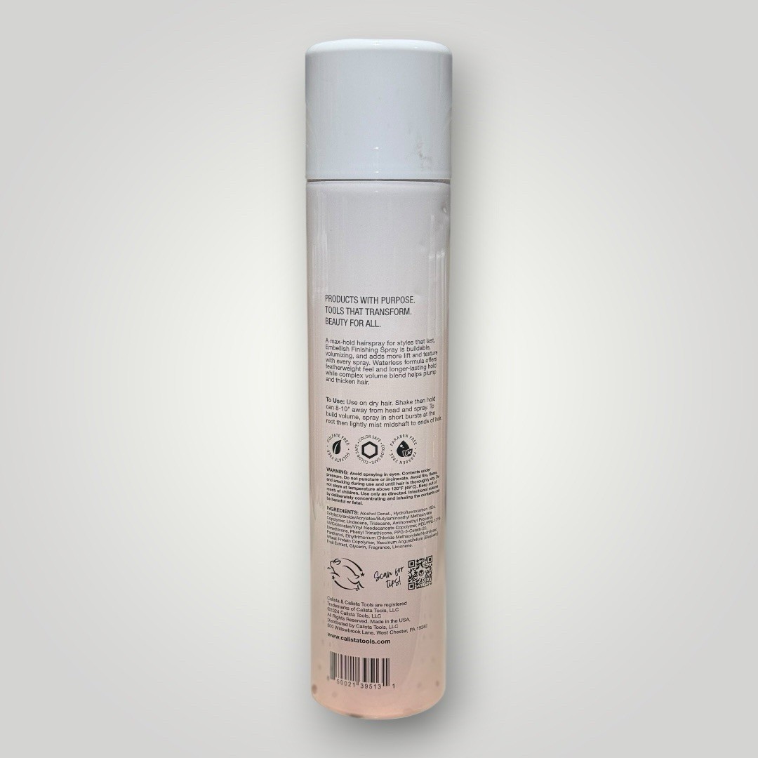 Calista Embellish Finishing Hairspray – 10 oz