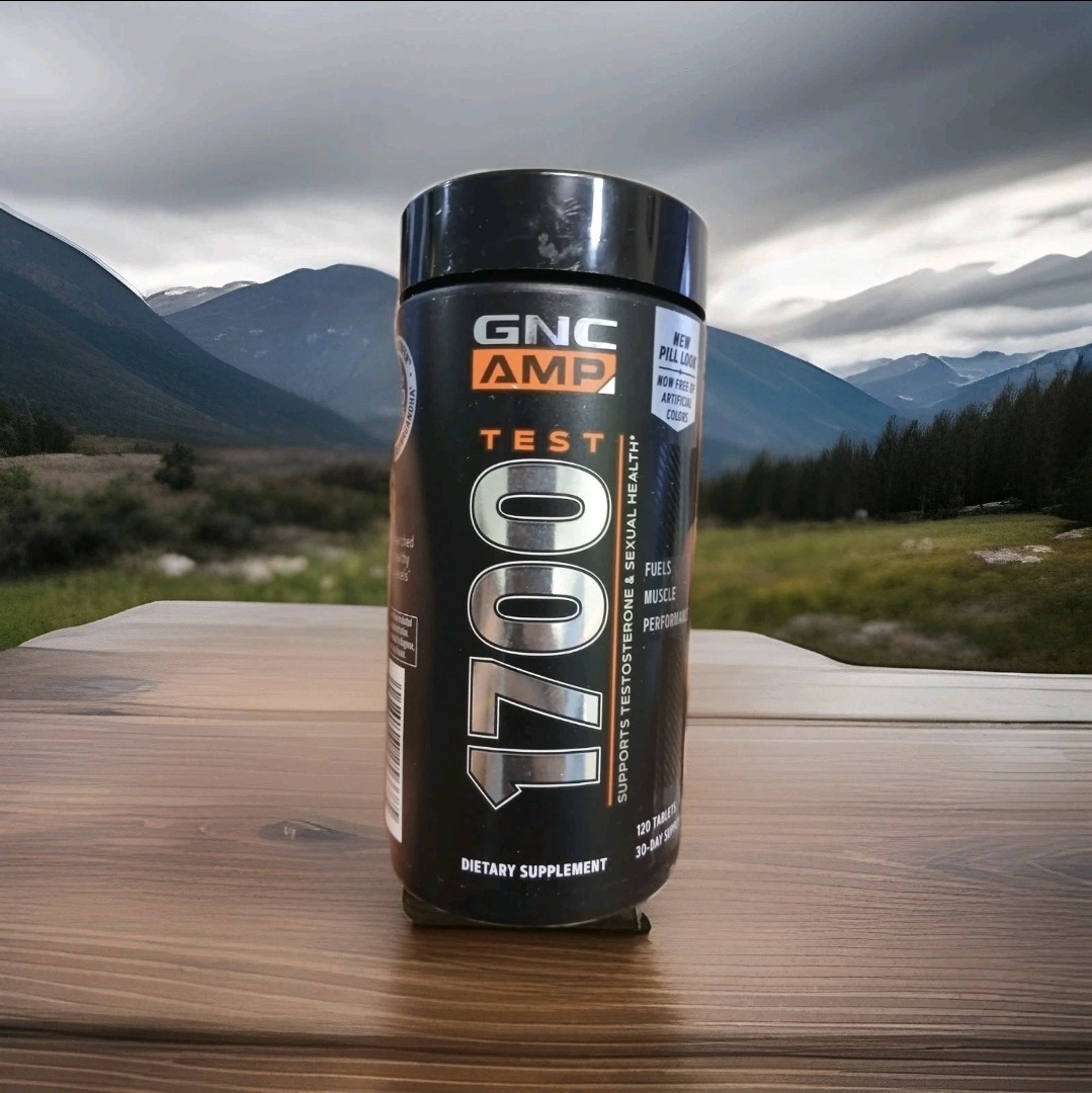 GNC AMP Advanced Muscle Performance TEST 1700 120 Tablets 30 Days Expires 03/27