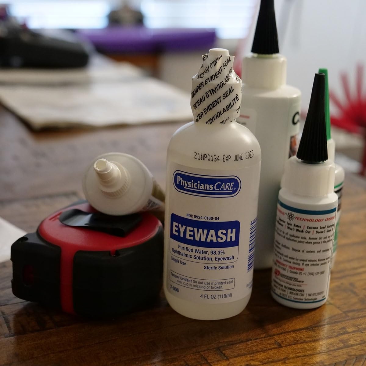 First Aid Only Eye Wash Solution 4oz – Sterile Irrigation for Emergency Relief
