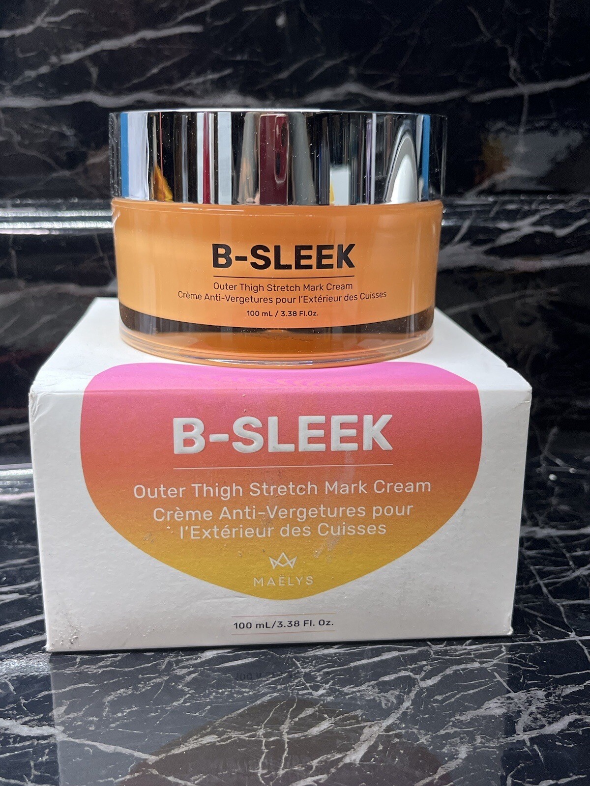 MAELYS B-Sleek outer thigh stretch mark cream 3.38 oz New In Box 🔥Sale 🔥