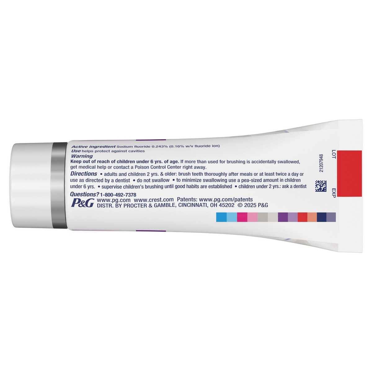 Crest 3D White Brilliance Vibrant Toothpaste – Peppermint – 4.6oz/2pk