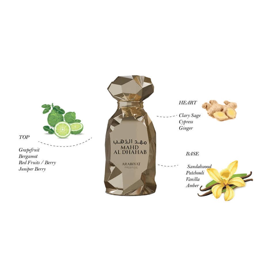 Arabiyat Prestige Unisex Mahd Al Dhahab EDP Spray 3.4 oz Fragrances