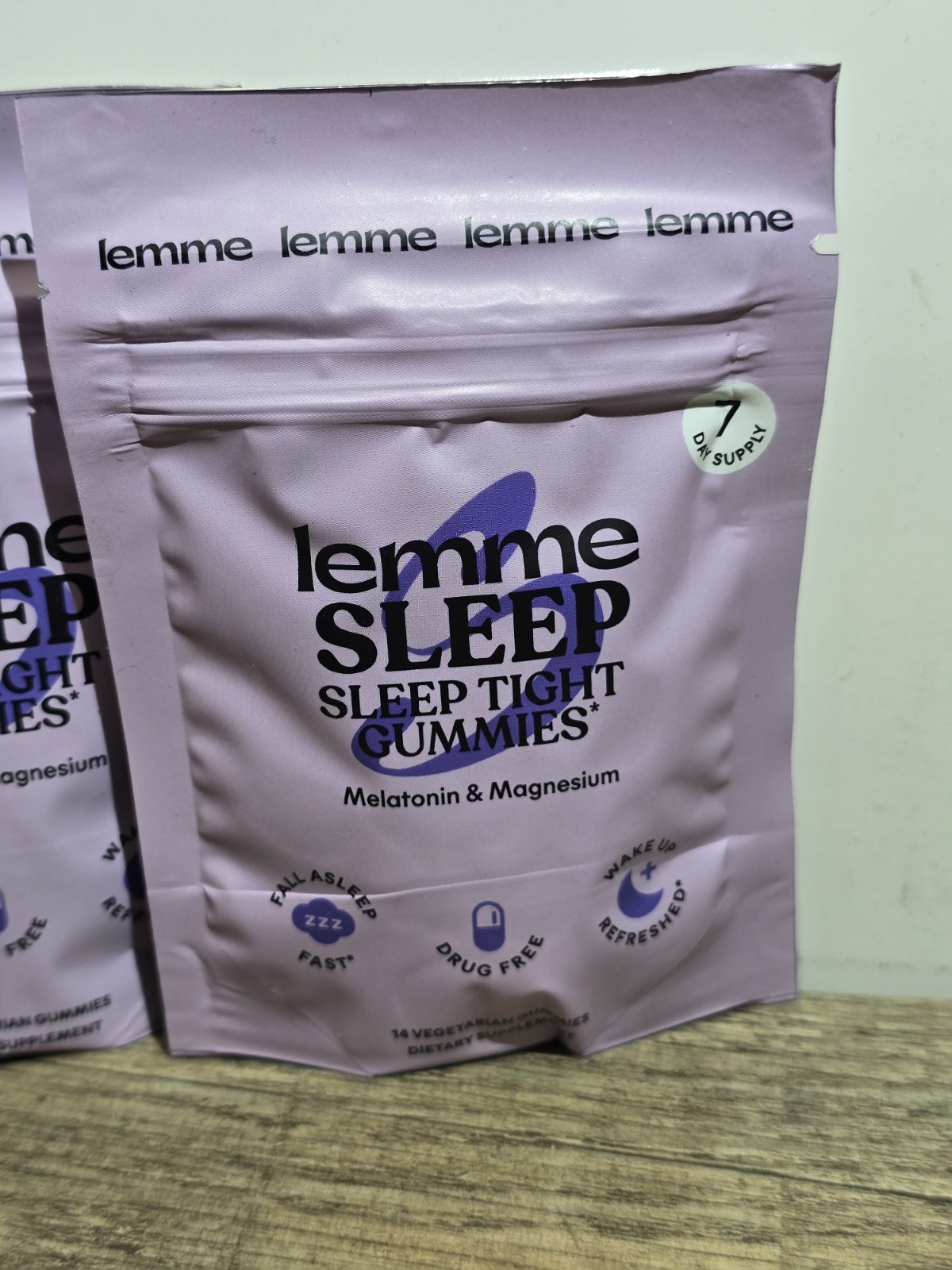 Lemme Sleep Gummies 28 Count Melatonin & Magnesium (2 Packs Of 14 Ct) Sealed