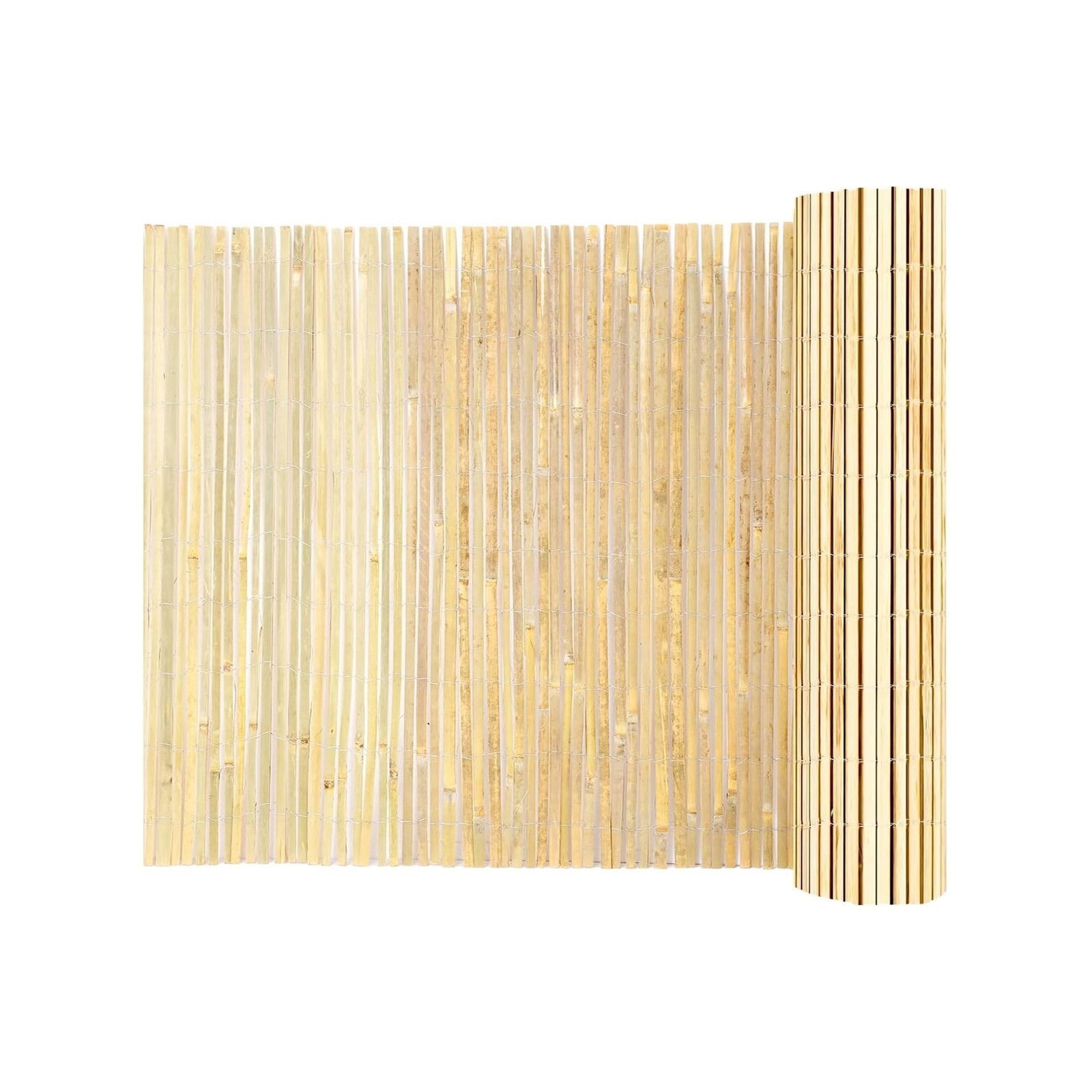 Landgarden Natural Bamboo Slat Screening, Eco-Friendly Privacy … USA FAST SHIP