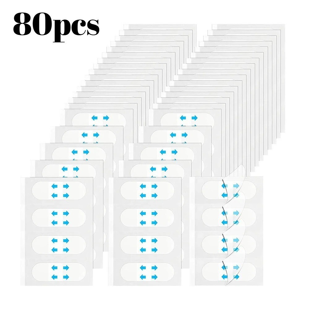 80Pcs Anti Wrinkle Patches Instant Face Neck Eye Lift Face Lift V Tapes Tape