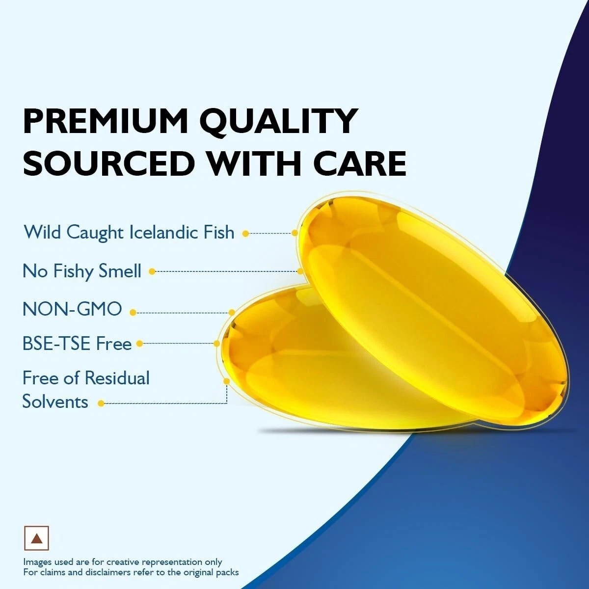 Siens By Dabur Omega-3 Fish Oil 3000mg 30 Softgels For Heart Skin Joint Health