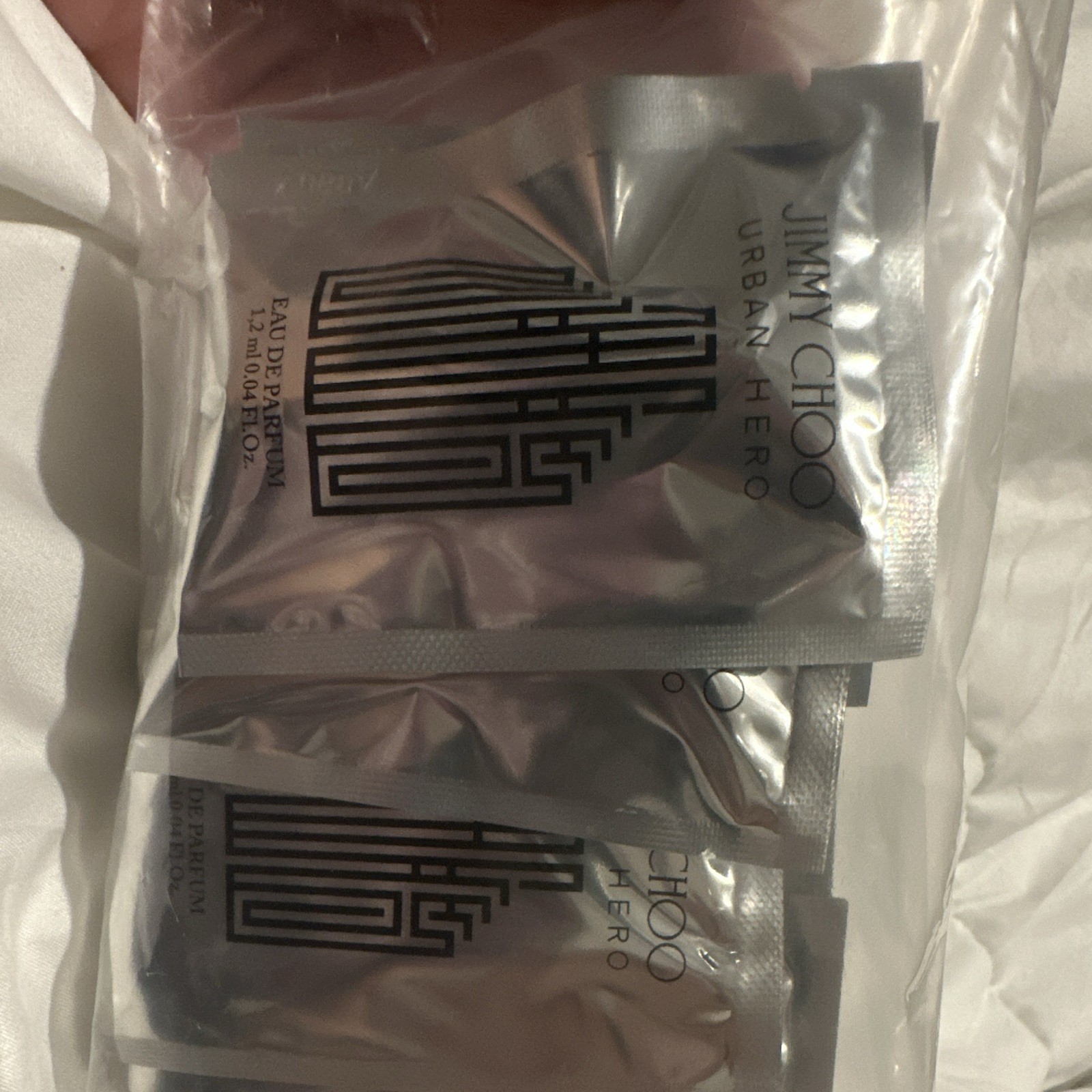 Jimmy Choo Urban Hero Eau de Parfum Fluid Sample Size 0.04 fl oz Lot of 3