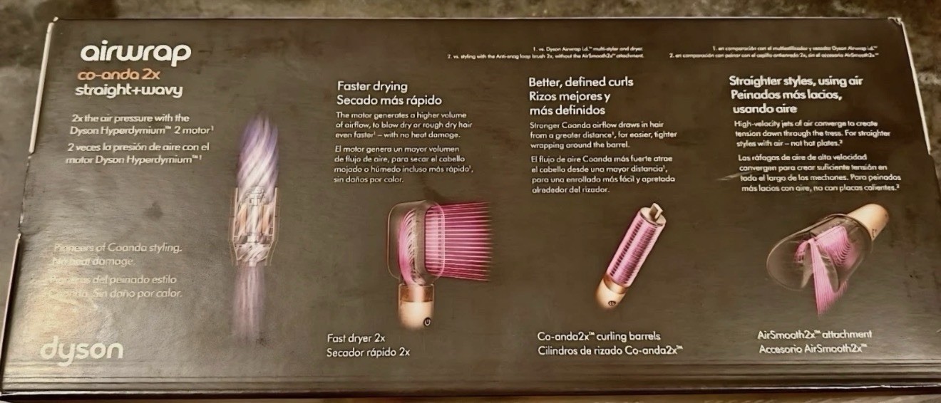 dyson airwrap coanda 2 x multi styler dryer