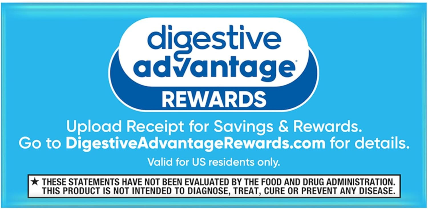 Digestive Advantage Daily Probiotics Lactose Support 96 Count Probiotic Pills