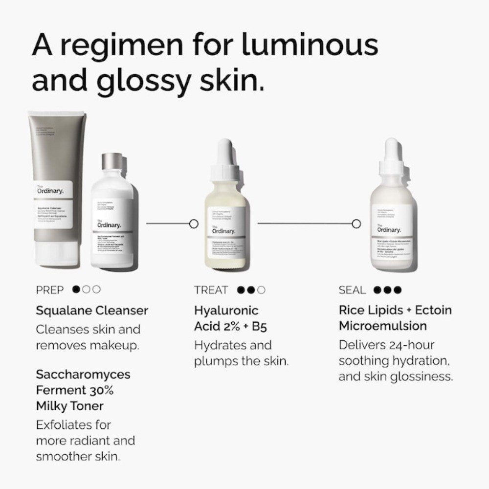Authentic The Ordinary Rice Lipids + Ectoin Microemulsion Moisturizer 2oz/60ml
