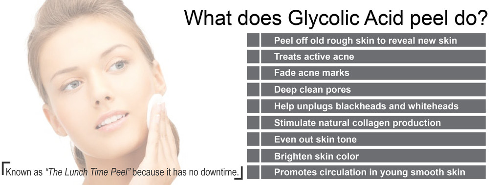 Glycolic Acid Face Peel Kit Medical Grade Pure Acne Scars Wrinkles Anti-Aging