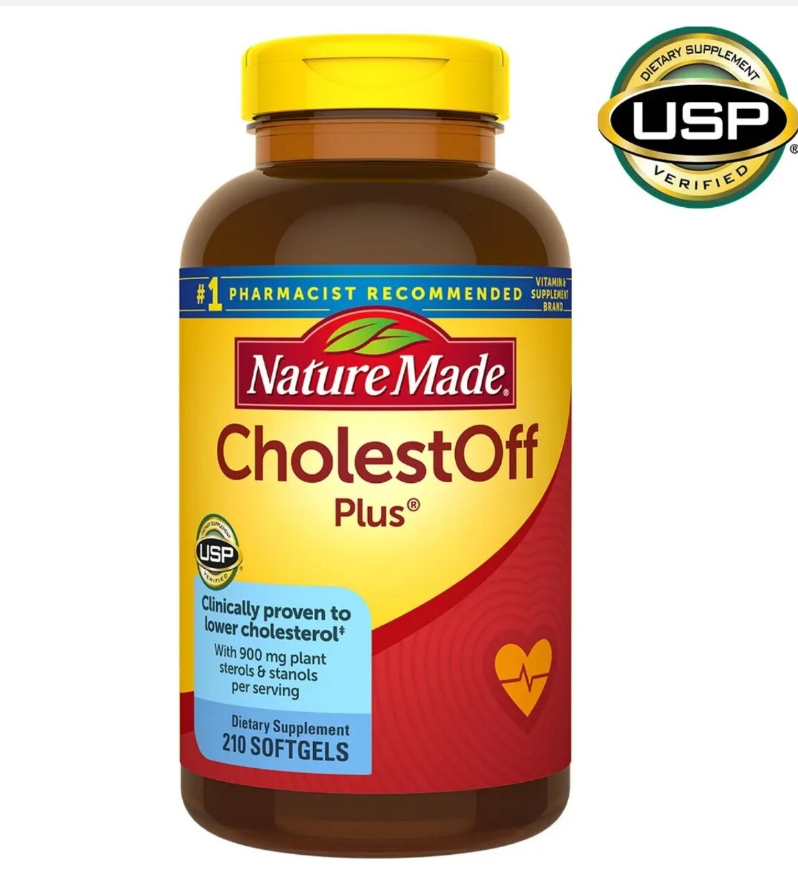 Nature Made 210 Softgels CholestOFF Plus New Always Fresh