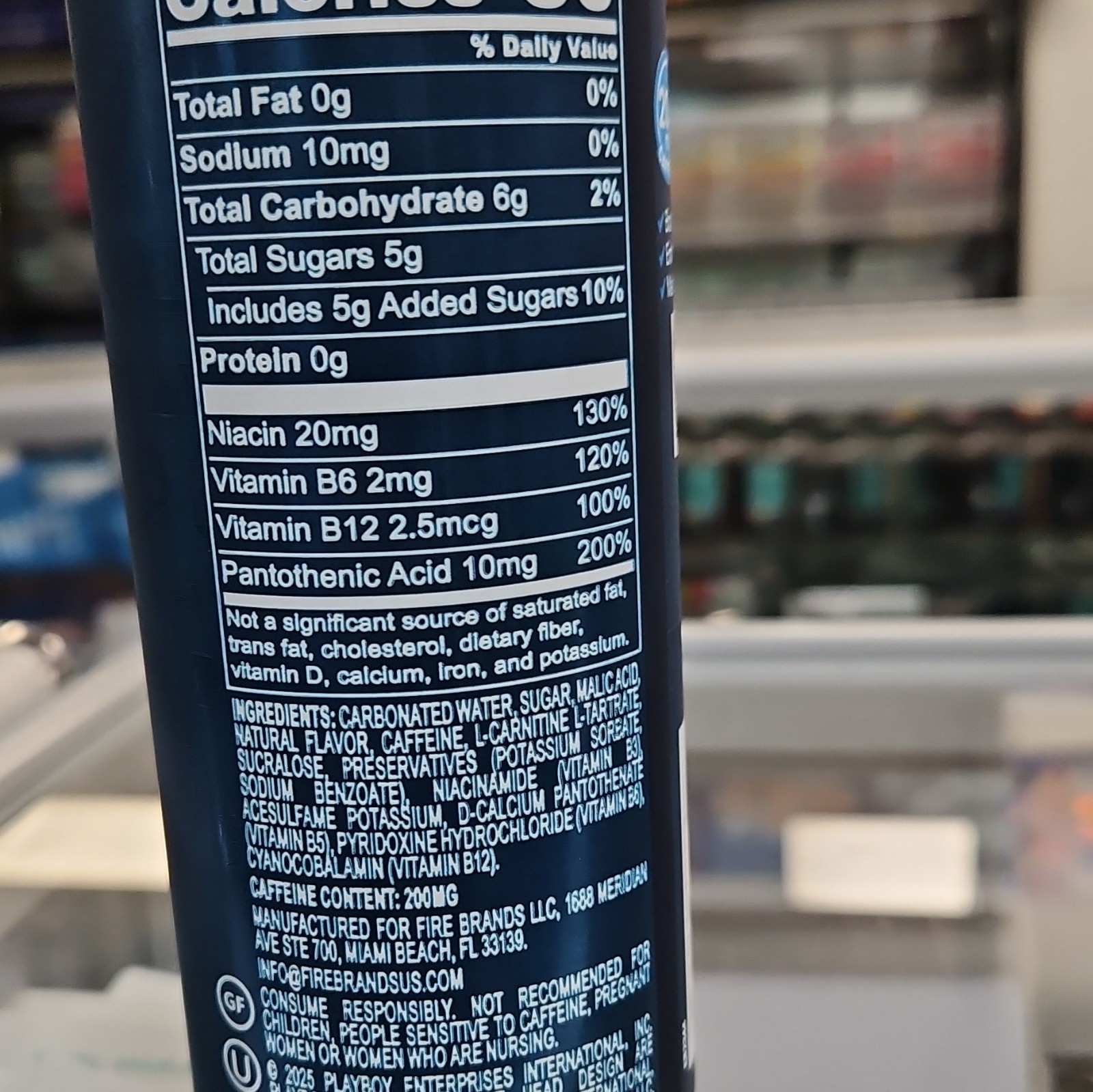 PLAYBOY Regular Energy Drink! 1 Single NEW UNOPENED Can 8.4fl oz – RARE