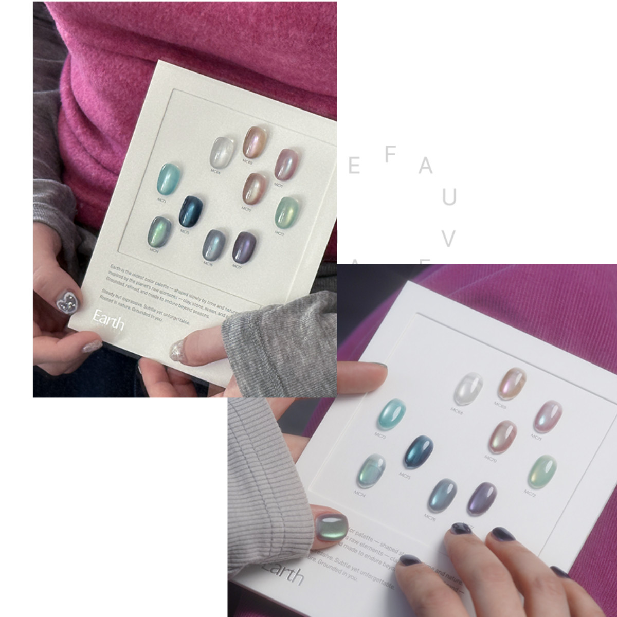 Fauve Gel Earth Magnet Gel Soak Off Nail Gel K-Beauty