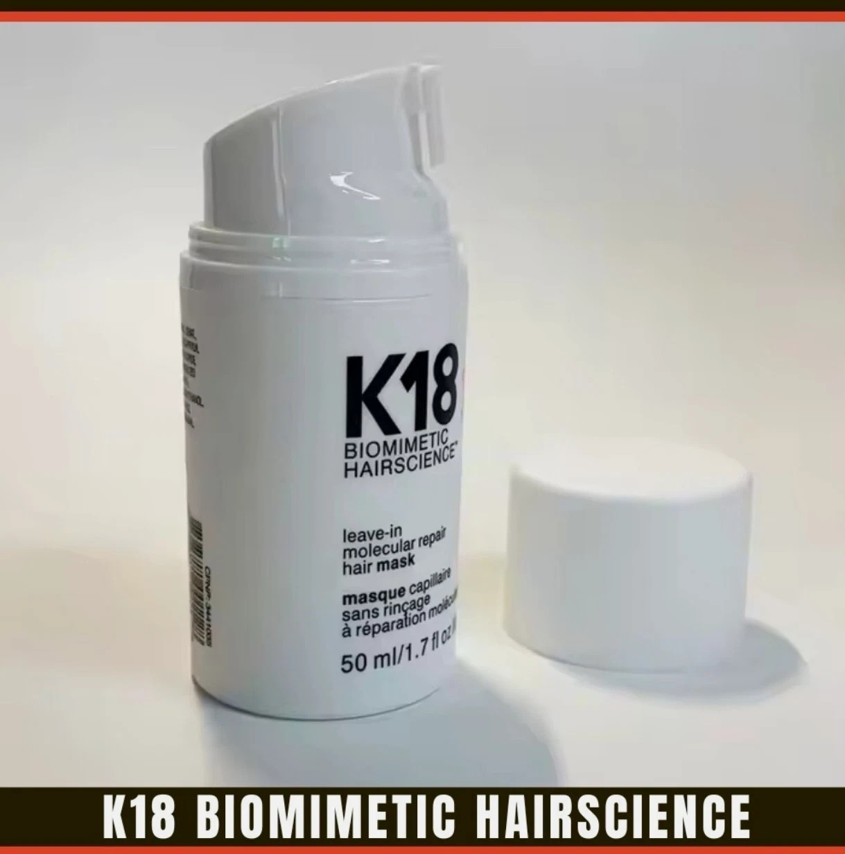 Pack of 3 K18 Leave In Molecular Repair Hair Mask 50ml / 1.7oz Hair Treatment