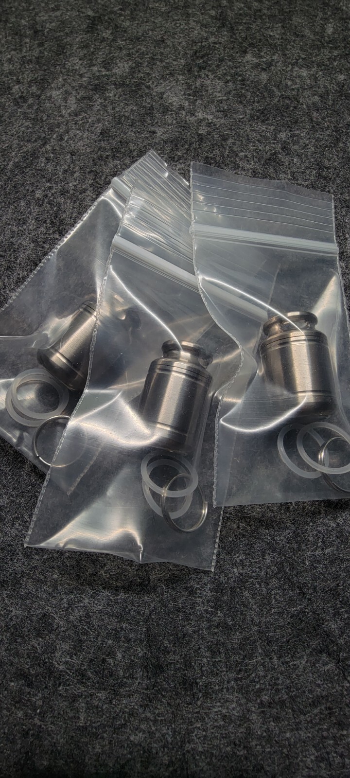 EDC Titanium Propane Pill Capsule Case Container