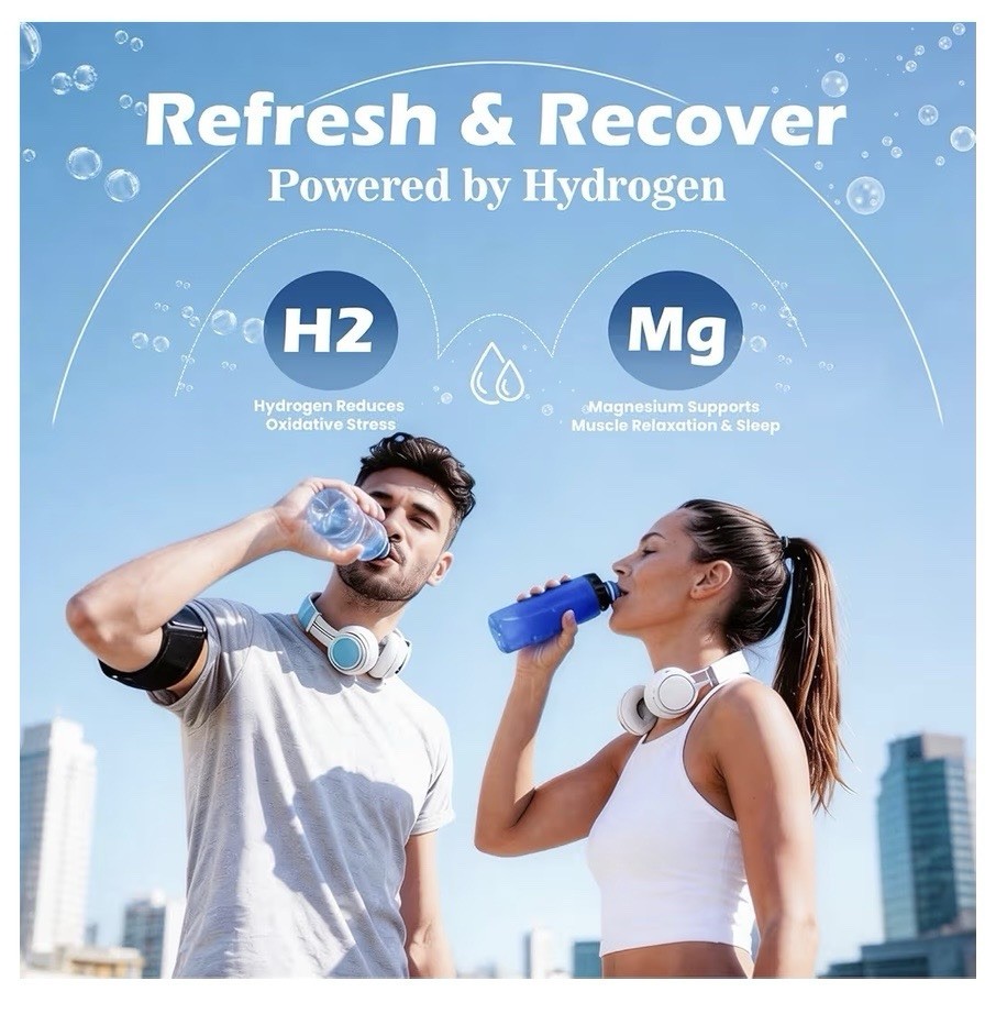 Hydrogen Molecular Hydrogen H2 Tablets Water Supplement 60 Tablets New