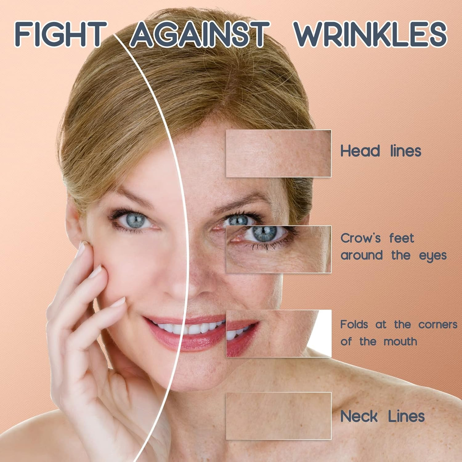 AURUZA 2 Rolls Facial Myofascial Face Lift Tape,Neck & Forehead Smooths Wrinkles